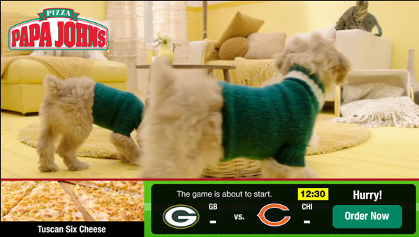 Papa John's Sports Data-Driven Creative Video Pregame