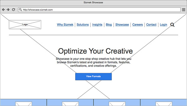 Creative Hub Wireframe